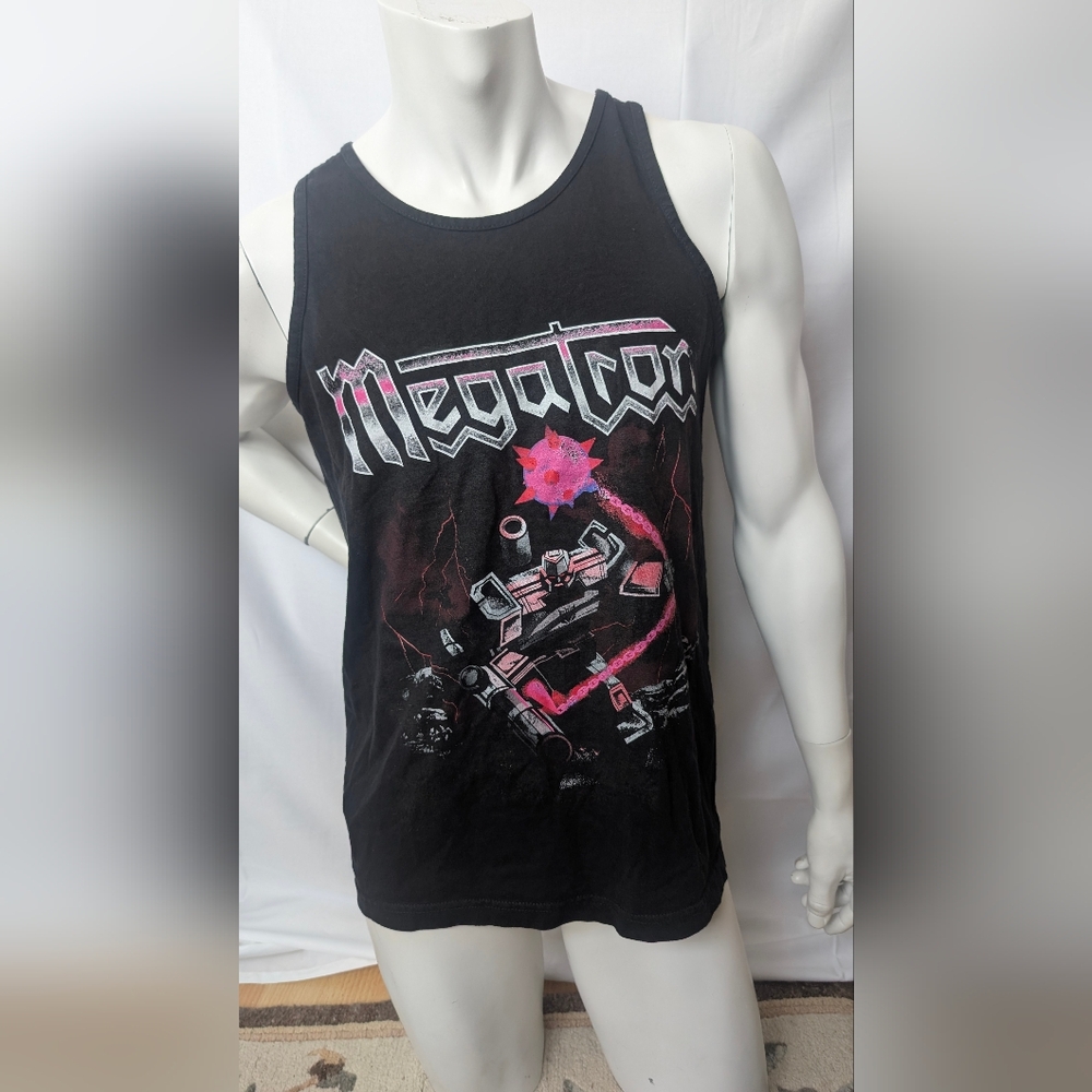 Black Megatrin Tank Top, Medium